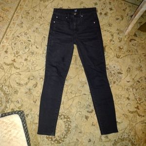 High waist skinny jeans